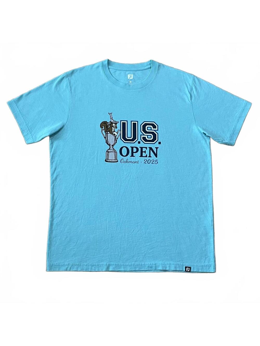 Footjoy FJ US Open Oakmont 2025 T Shirt Blue Size Medium
